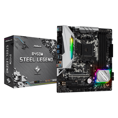 Asrock b450m steel legend не видит m2